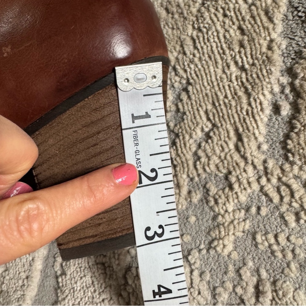 Paul Green Chestnut Leather Ankle Boots - Picture 9 of 12